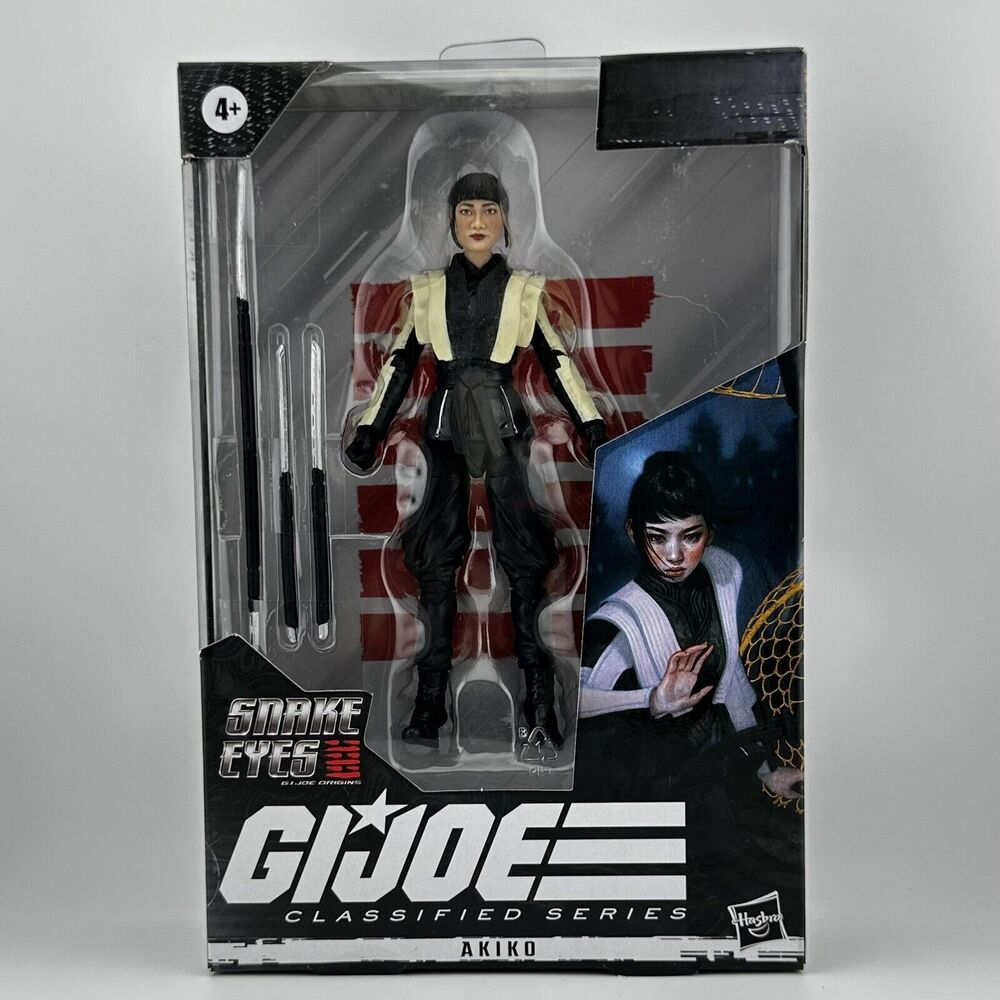 GI Joe Classified Series Akiko Action Figure 6" Snake Eyes GI Joe Origins #18